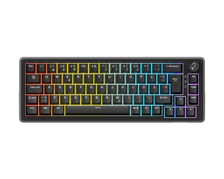  OK-HE-65 - 65% Mekanisk Tastatur - Nordisk ISO - [Haimu HE Switch]