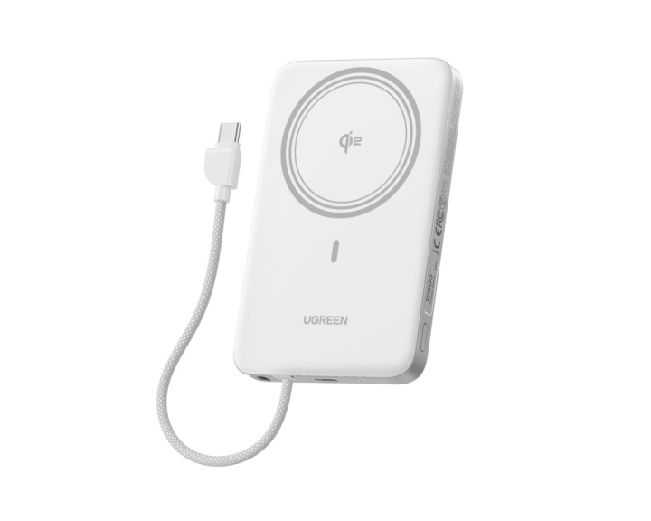  MagFlow Air Magnetisk Trådløs Powerbank 10000mAh 30W - Hvit