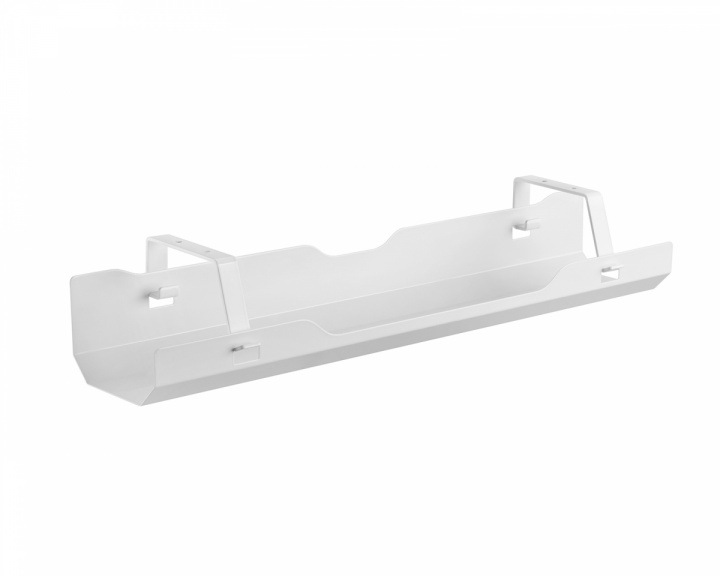 MaxMount Premium Kabelkanal for montering under Skrivebord - Hvit (DEMO)