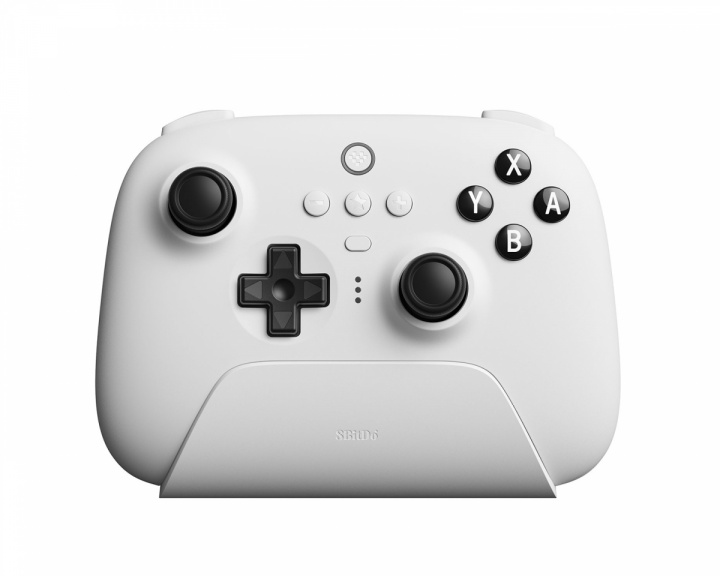 8Bitdo Ultimate Bluetooth Controller with Charging Dock - Trådløs Kontroller - Hvit (DEMO)