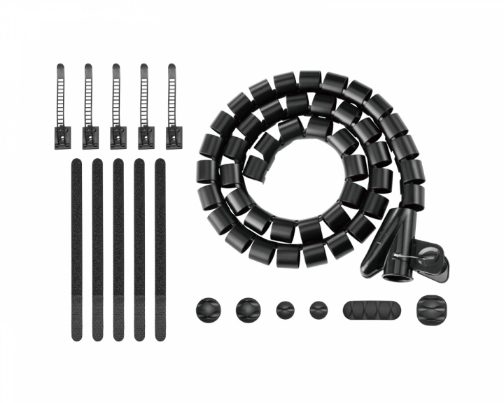 MaxMount Kabelhåndteringssett - Kabelholdere, Kabelbånd & Kabelspole (DEMO)