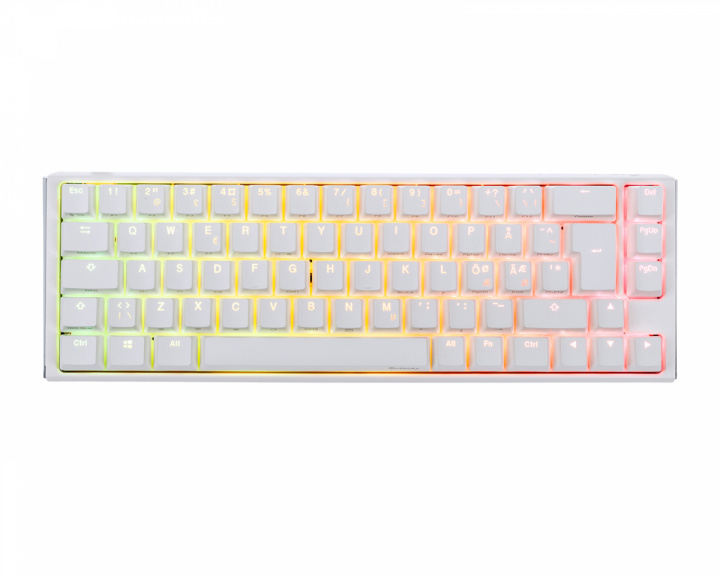 Ducky ONE 3 SF Pure White RGB Hotswap Tastatur [MX Blue] (DEMO)