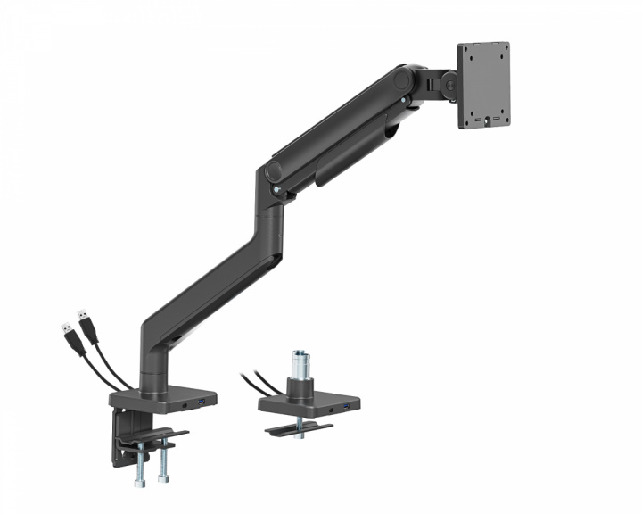 MaxMount Skjermstativ 20kg Heavy-Duty 17”-49” Svart - 1 Skjerm (DEMO)