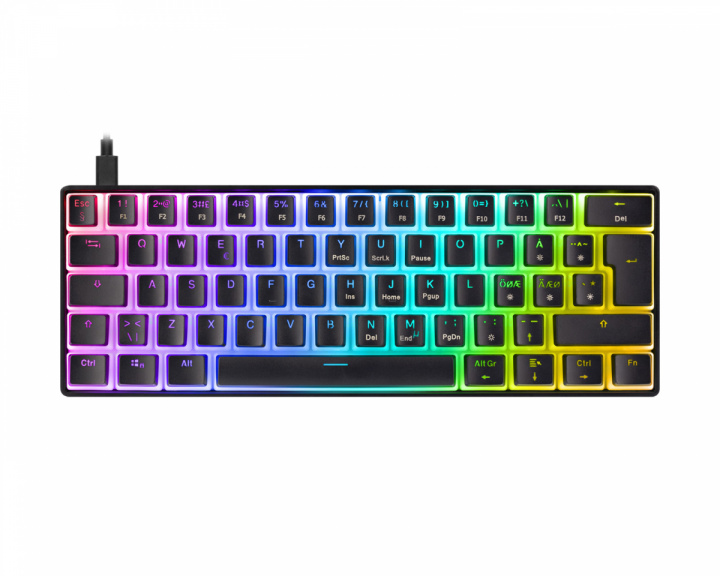 Deltaco Gaming DK475 RGB 60% Hotswap Mekaniskt Tastatur [Pink Linear] - Svart (DEMO)