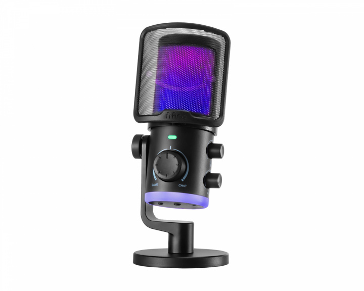 Fifine Ampligame AM6 Kondensatormikrofon med RGB - Black (DEMO)