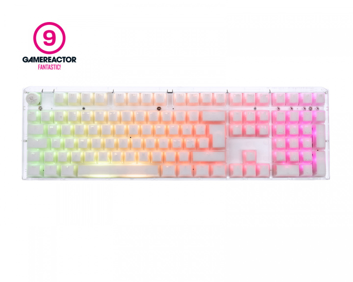 Ducky ONE 3 Aura White RGB Hotswap Tastatur [MX Brown] (DEMO)