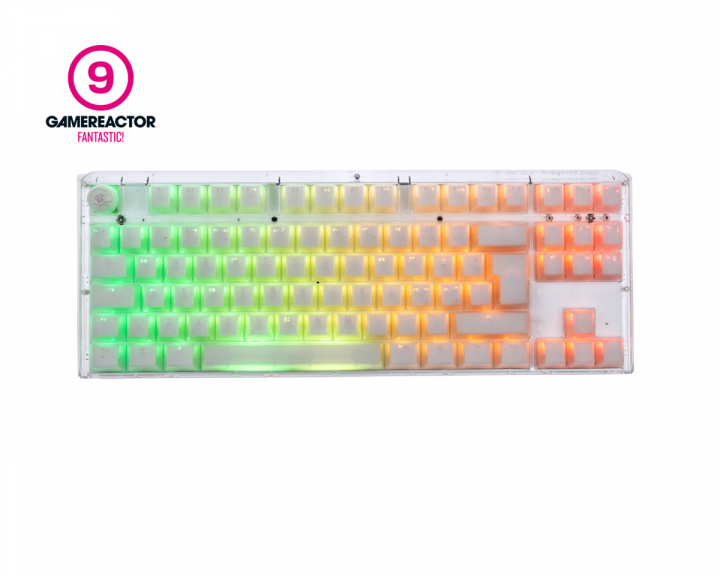 Ducky ONE 3 TKL Aura White RGB Hotswap Tastatur [MX Red] (DEMO)