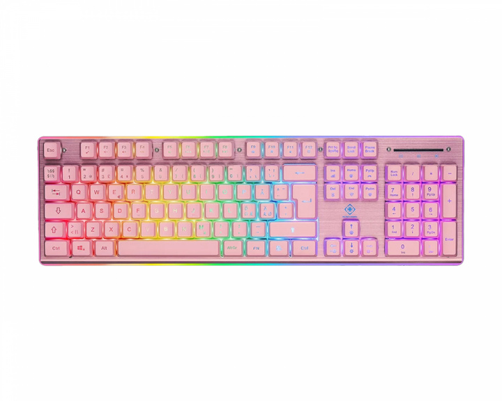 Deltaco Gaming PK75 RGB Gaming Tastatur - Rosa (DEMO)