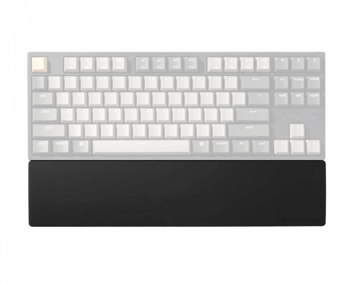 Keychron Silikon Palm Rest til K8/K8 Pro/C1/C1 Pro - Svart Håndleddsstøtte (DEMO)