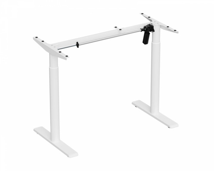 MaxMount Desk Frame - Elektrisk Hev og Senkbart Understell - Hvit (DEMO)