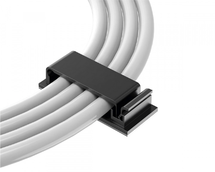 DESIRE2 Selvklebende Kabelholder - Svart (40-pack) (DEMO)