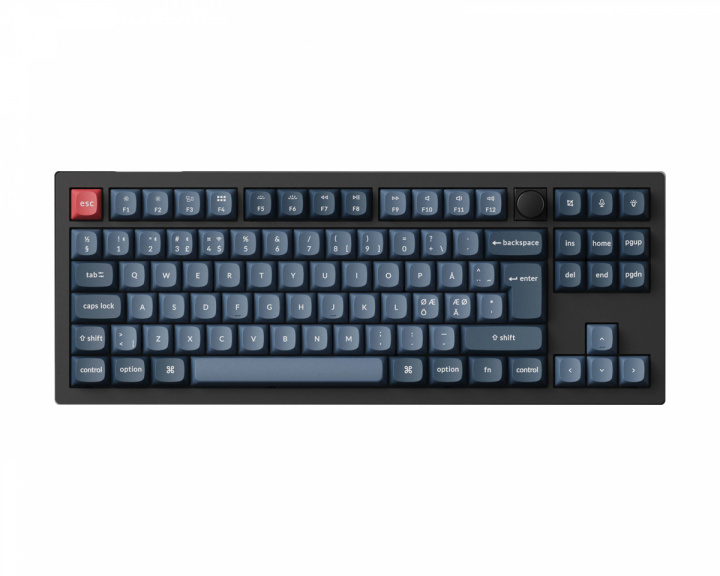 Keychron V3 Max TKL QMK RGB Hotswap Trådløst Tastatur [Gateron Jupiter Brown] - ISO (DEMO)