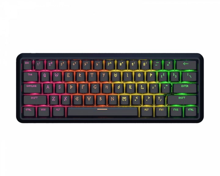 Waizowl Lightning 60 Magnetisk Gaming Tastatur - Svart (DEMO)