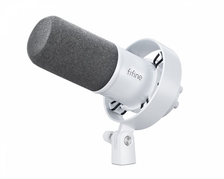 Fifine K688 USB / XLR Mikrofon - Dynamisk Mikrofon - Hvit (DEMO)