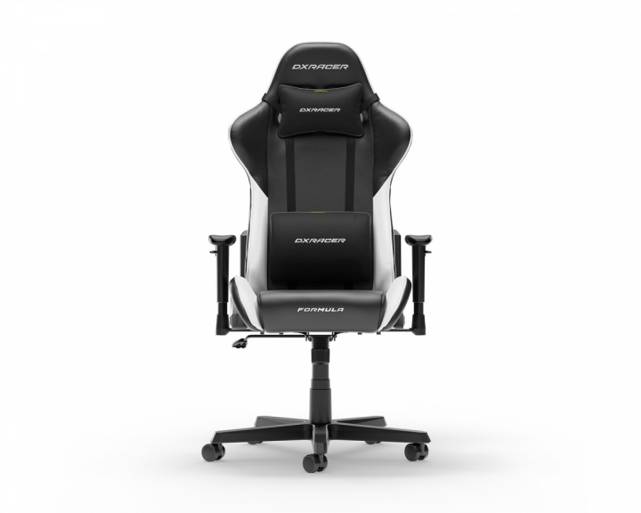 DXRacer FORMULA L Svart & Hvit PVC Lær (DEMO)