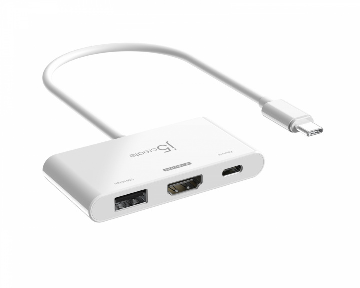 j5create USB-C til 4K HDMI Adapter - USB-A - USB-C 100W PD (DEMO)