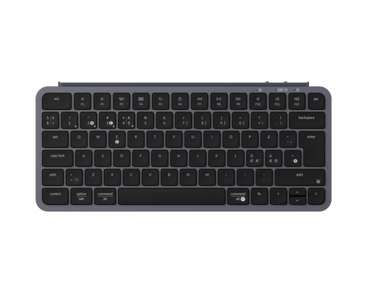 Keychron B1 Pro Ultra-Slim Trådløst Tastatur - Space Gray - ISO (DEMO)