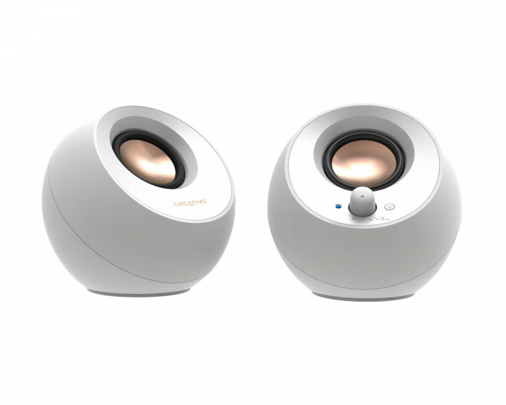 Creative Pebble V3 - 2.0 Høyttaler - Hvit (DEMO)