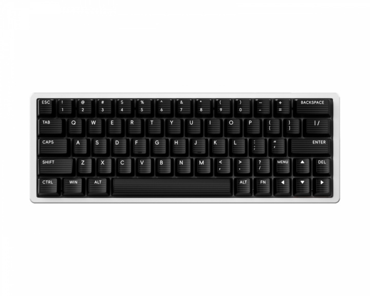 Scyrox Xpunk 63 Magnetisk 60% ANSI Gaming Tastatur - Hvit/Svart (DEMO)