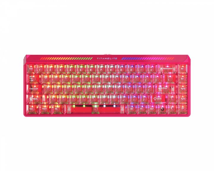 FGG Titan 68 Turbo HE Tastatur [Magneto RGB Switch] – Rød (DEMO)