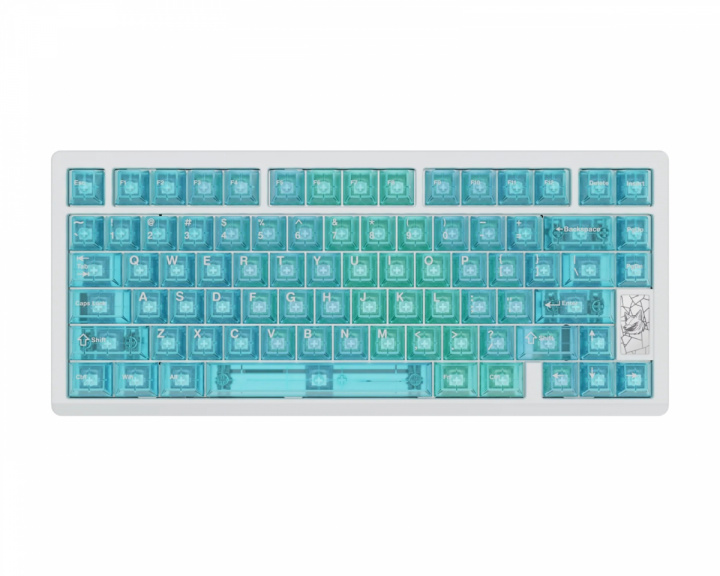 Chilkey Slice75 HE Gaming Tastatur ANSI – Hvit (DEMO)