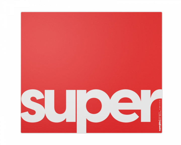 Superglide Glassmatte v3 XL - Type-S - Rød (DEMO)