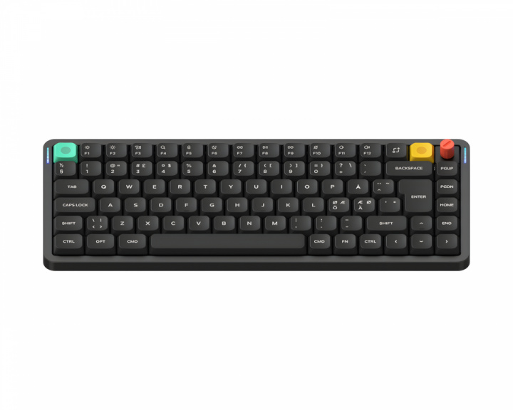 NuPhy Air75 V3 Trådløst Tastatur – Nebula Black [Red Nano Switch] (DEMO)
