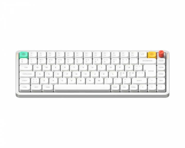 NuPhy Air75 V3 Trådløst Tastatur – Nova White [Red Nano Switch] (DEMO)