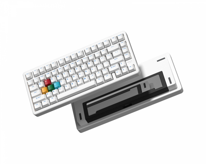 Womier Keyboard SK75 TMR/HE Trådløst Tastatur - Hvit (DEMO)