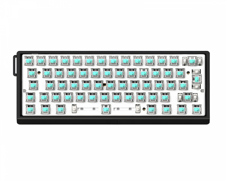 Wooting 60HE V2 Tastatur - ISO Non Split Spacebar - Black Aluminum (DEMO)