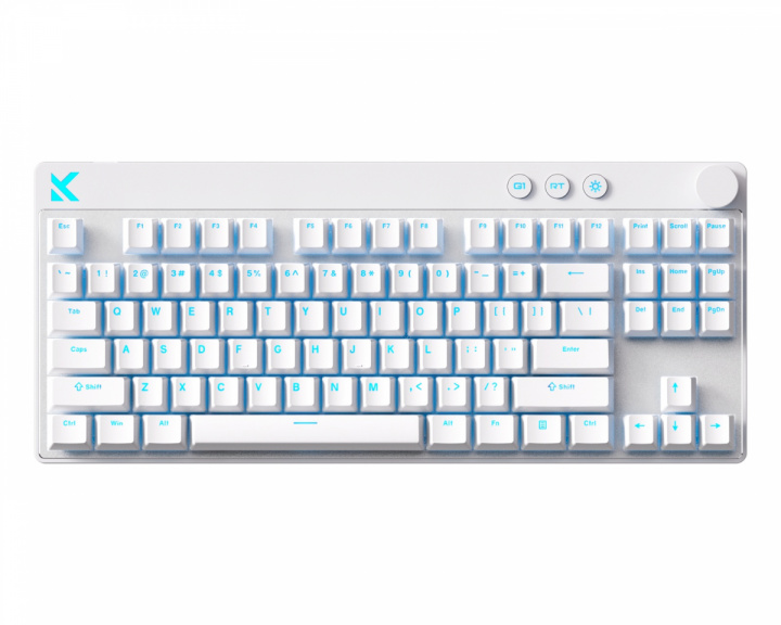 MCHOSE Mix 87 Hall Effect Magnetisk Gaming Tastatur ANSI - Hvit (DEMO)