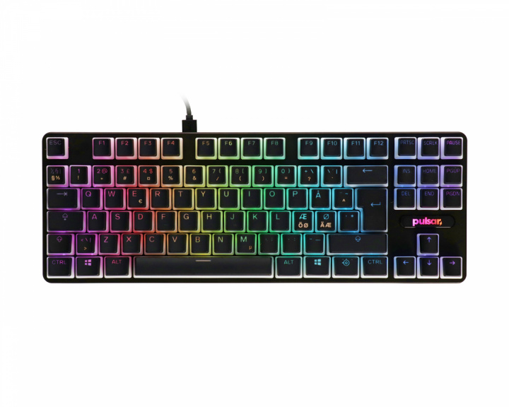 MaxGaming Custom Mechanical Keyboard Bundle - TKL - Svart