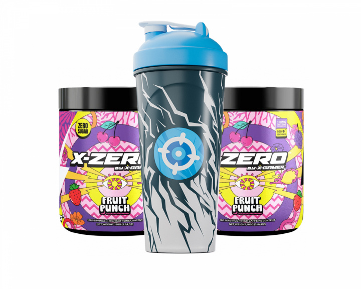 X-Gamer X-Zero Fruit Punch - 2 x 100 Porsjoner