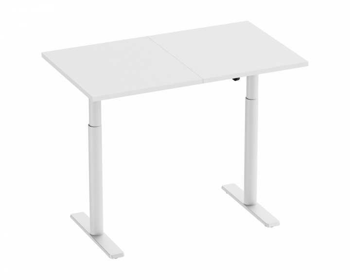 MaxMount Skrivebord Hev og Senkbart 1200x700mm Elektrisk - Hvit