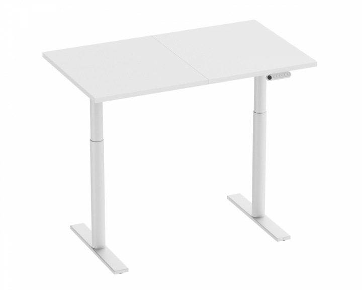 MaxMount Premium Skrivebord Hev og Senkbart 1200x700mm Elektrisk - Hvit
