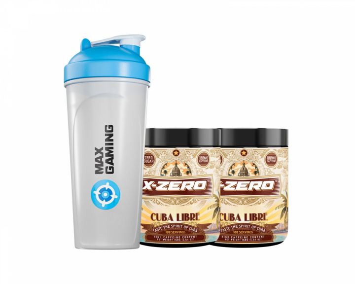 X-Gamer X-Zero Cuba Libre - 2 x 100 Porsjoner + Shaker