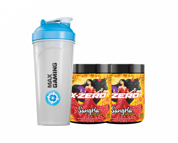 X-Gamer X-Zero Sangria - 2 x 100 Porsjoner + Shaker