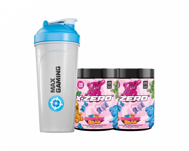 X-Gamer X-Zero Gummy Bear - 2 x 100 Porsjoner + Shaker