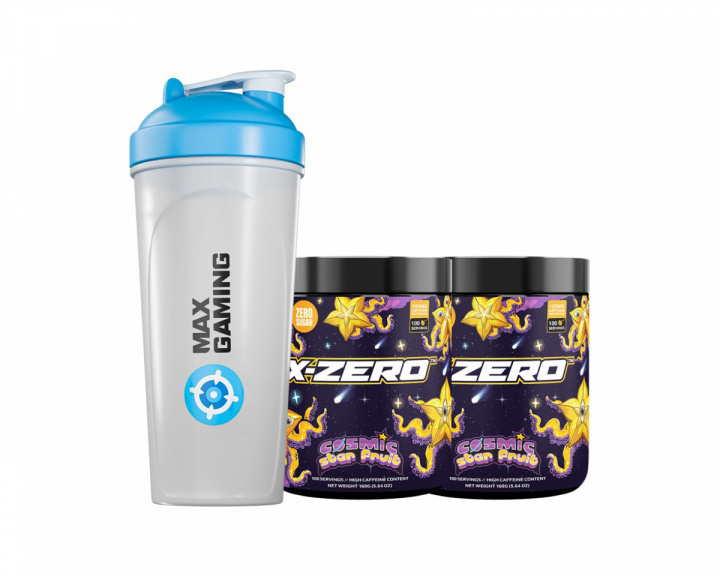 X-Gamer X-Zero Cosmic Star Fruit - 2 x 100 Porsjoner + Shaker