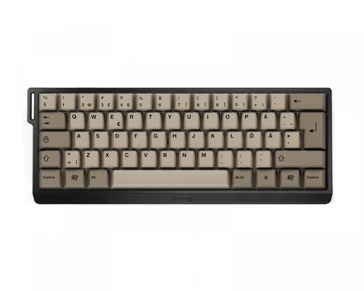 Wooting 60HE+ RGB ISO + MaxCustom Retro - MaxGaming.no