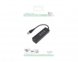 USB 3.0 Nettverksadapter & USB Hub 1000Mbps