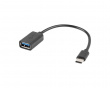 USB-C (Hane) til USB-A (Hona) 2.0 15cm Adapter OTG