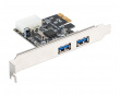 Extension Card PCI-Express - 2 x USB 3.1 GEN1