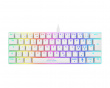 Compact RGB Mekaniskt Tastatur White Line [Content Red]