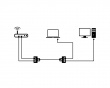 Splitter for Nettverkskabel RJ45 til 2xRJ45