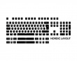 Prism PBT Double-shot Pudding Keycap Set Nordic - Svart