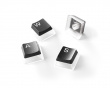 Prism PBT Double-shot Pudding Keycap Set Nordic - Svart