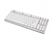 119 key PBT Dye Sublimated OEM Keycaps - White/Orange - ANSI