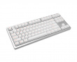 119 key PBT Dye Sublimated OEM Keycaps - White/Orange - ANSI