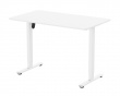 Hev- og senkbare Skrivebord 120 x 70 cm - Hvit